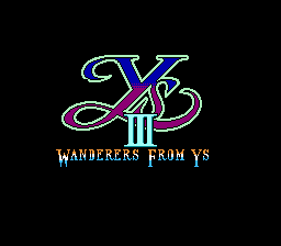Ys III - Wanderers from Ys (Japan)